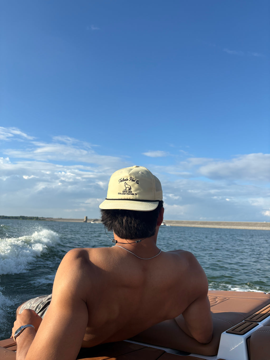 Toledo Hat Co. — Off White / Black Coyote Hat